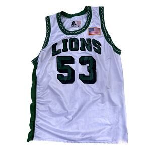 South Fayette Lions Basketball Jersey Pittsburgh Area High School 1990s Y2K
